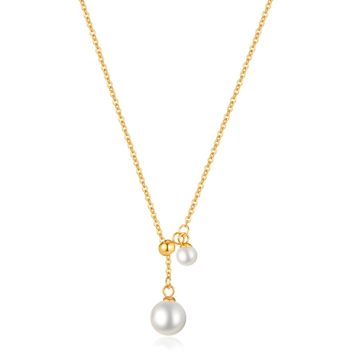 18K gold plated Stainless steel necklace, Intensity £7.99